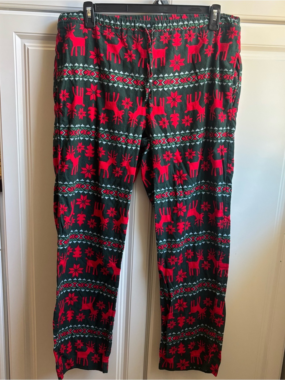 Hanna Andersson Reindeer Flannel Pajama Pants